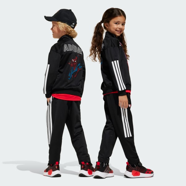 Schwarz ADIDAS MARVEL SPIDER-MAN TIRO TRAININGSANZUG
