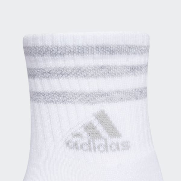 Cushioned 3-Stripes High Quarter Socks 3 Pairs