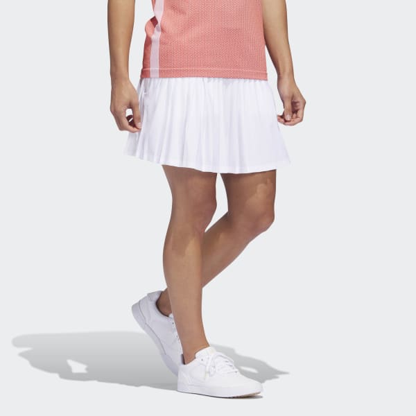 White Ultimate365 Tour Pleated 15-Inch Golf Skort