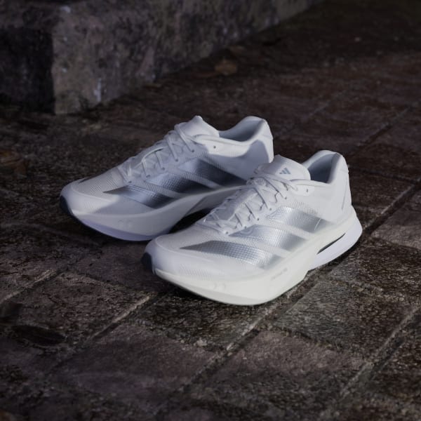 【ADIDAS】ADIZERO BOSTON 13 W ★JS4948★ホワイト レディース adidas Adizero Boston 13 Shoes - White | Free Shipping with