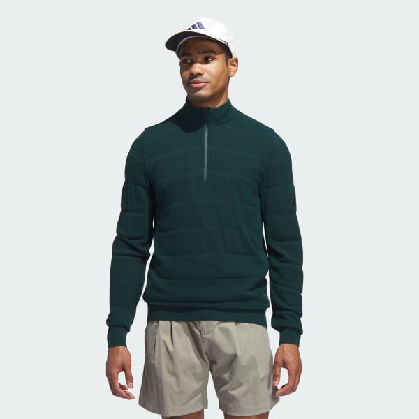 Green Ultimate365 Tour Wind Knit Quarter-Zip