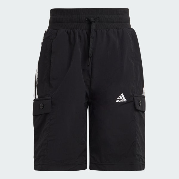 Czerń Street Jam Woven Cargo Shorts Kids