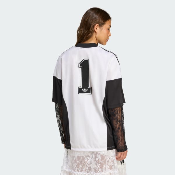 Wit adidas Originals Lace Longsleeve