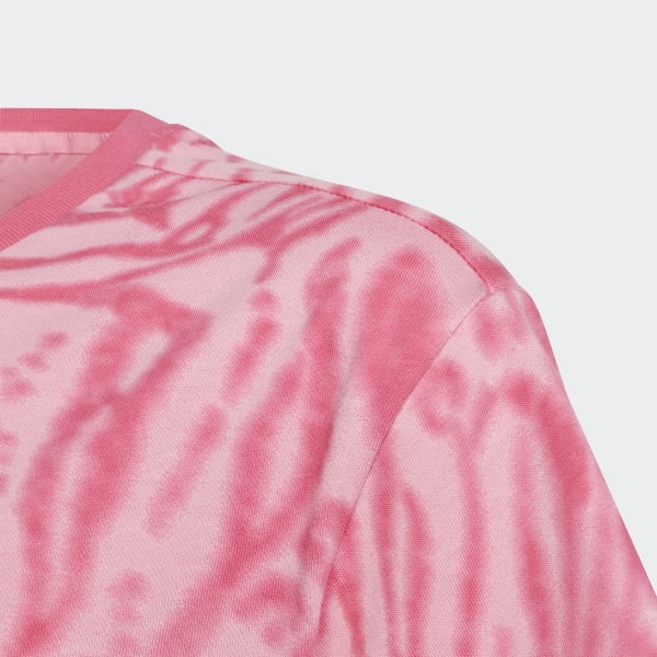 Rosa Camiseta Future Icons Hybrid Animal Print Cotton Regular