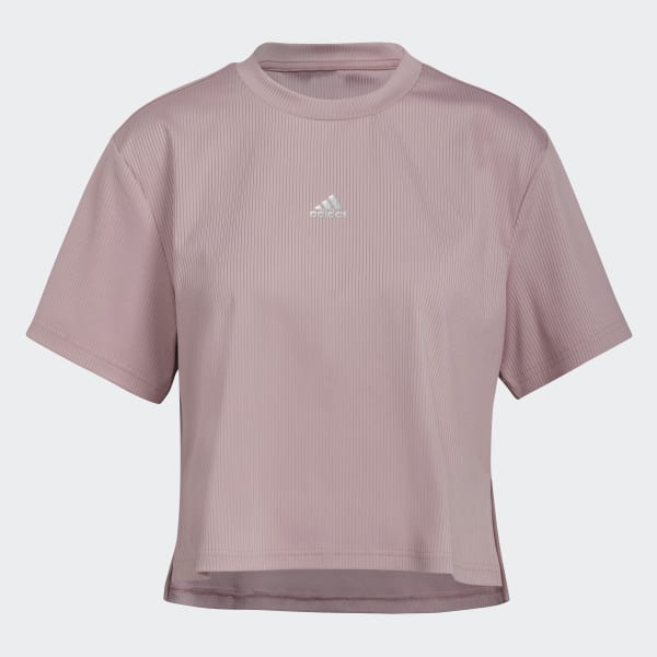 Purple adidas x Zoe Saldana Tee