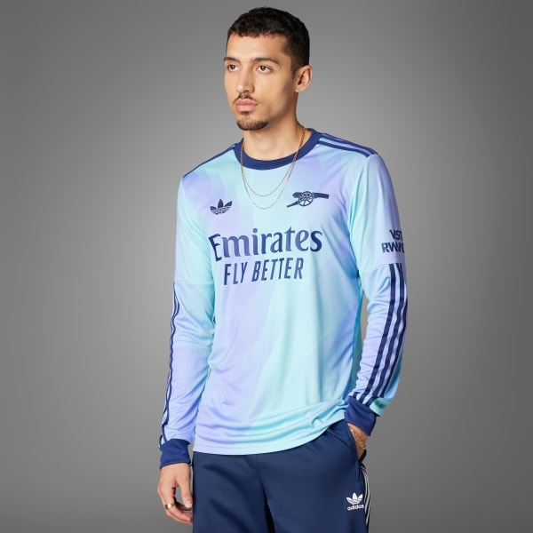 Blue Arsenal 24/25 Long Sleeve Third Jersey