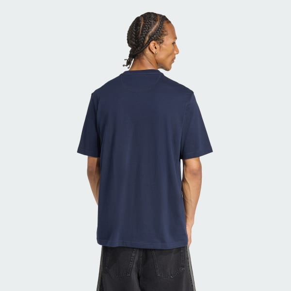 Blau MICRO LOGO T-SHIRT