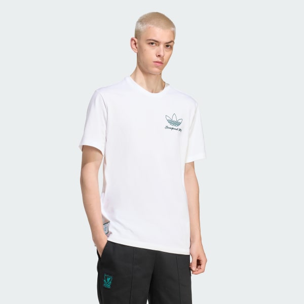 White Liverpool FC Terrace Icons Graphic Tee