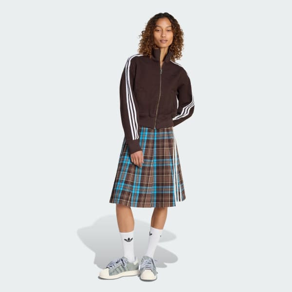 veelkleurig PLEATED CHECK ROK