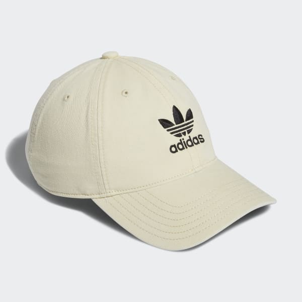 adidas Relaxed Strap-Back Hat - Beige | Men's Lifestyle | adidas US