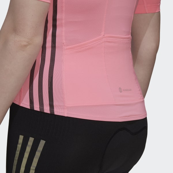 Rosado Maillot - polera de ciclismo manga corta 03190