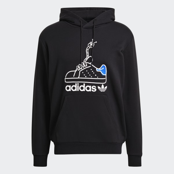 Negro WORM HOODIE