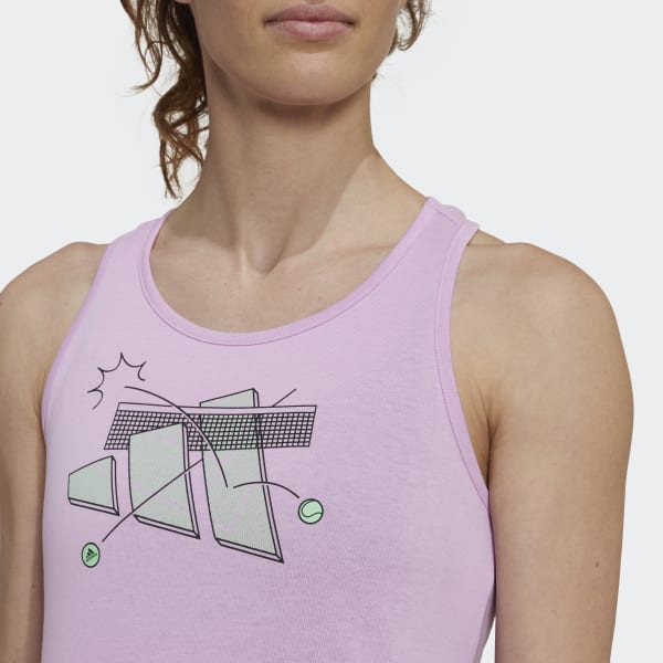 Paars AEROREADY Tennis Tanktop QY851