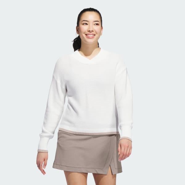 White Ultimate365 Knit Sweater