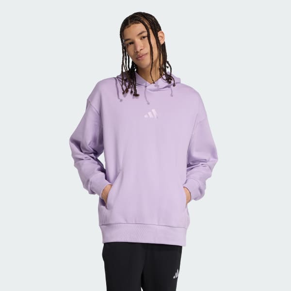 Purpura Polera con Capucha ALL SZN Felpa Francesa