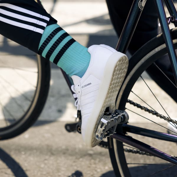 Una herramienta central que juega un papel importante. malla Ideal adidas The Velosamba Vegan Cycling Shoes - White | Unisex Cycling | adidas  US
