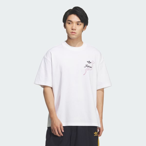 ホワイト ジャパン半袖Tシャツ