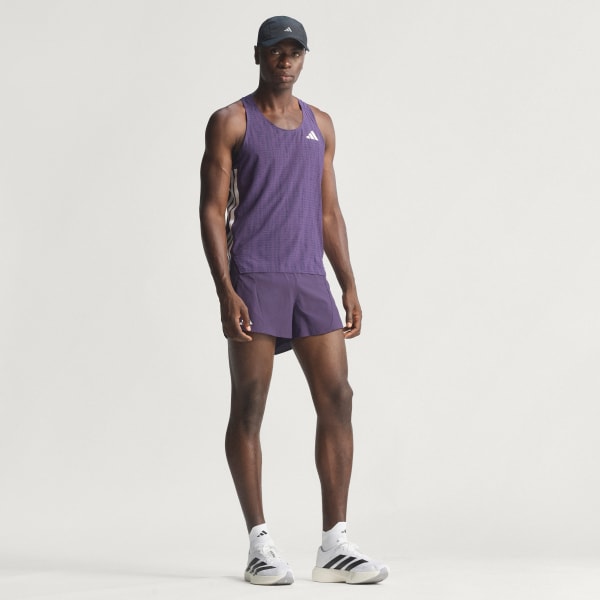 Lilla Adizero Running singlet