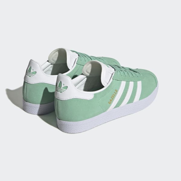 Adidas gazelle teal new arrivals trainers