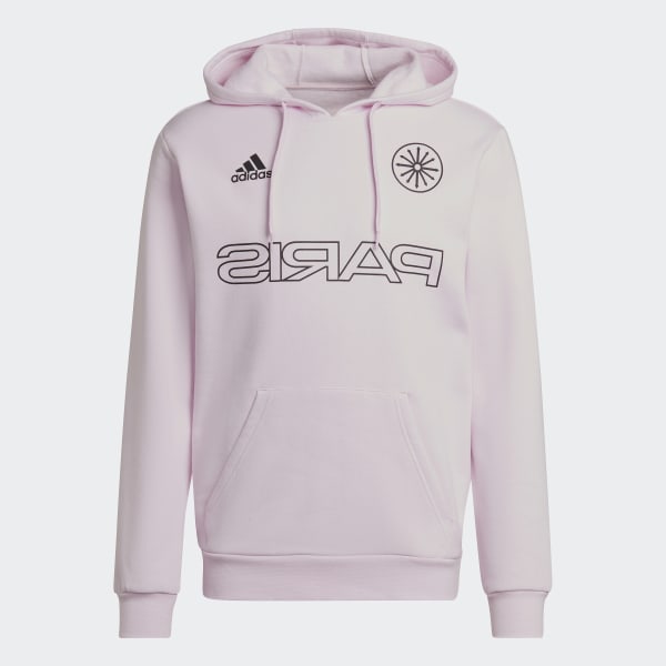 Rosa Camisola com Capuz Paris