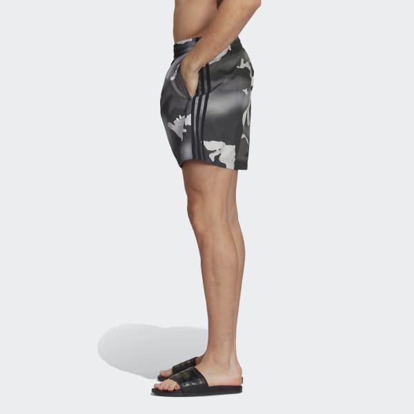 Svart Originals Camo Swim Shorts