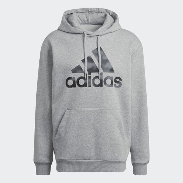 Gris Sudadera con Gorro Essentials Felpa Francesa Estampado de Camuflaje GY127