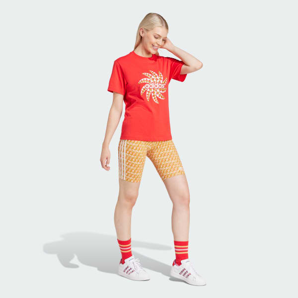 Rojo Playera Estampada adidas x FARM Rio