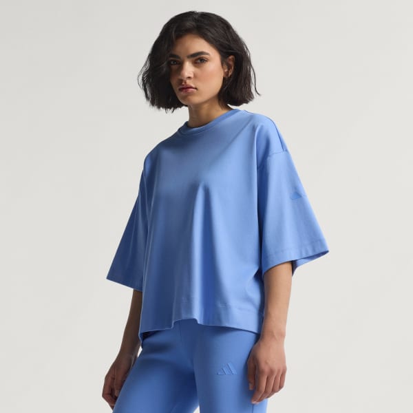 Μπλε Μπλούζα Soft Lux Loose