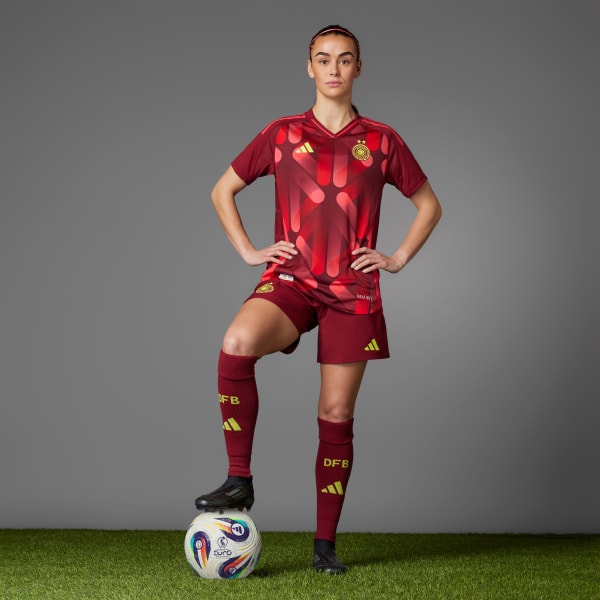 Burgundy Germany 25 (Women's Team) Authentic udebanetrøje