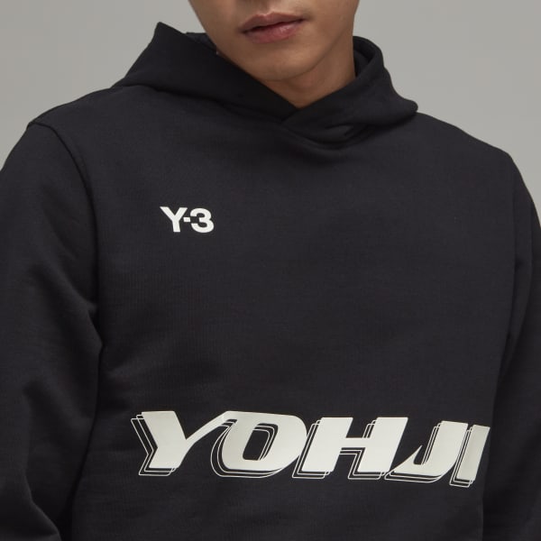 Preto Camisola com Capuz Y-3