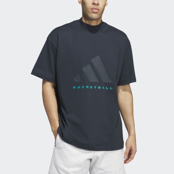 adidas Basketball Tee Blue adidas Thailand