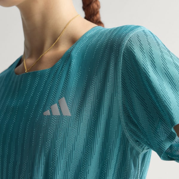 tyrkysová Bežecké tričko Adi365 CLIMACOOL+