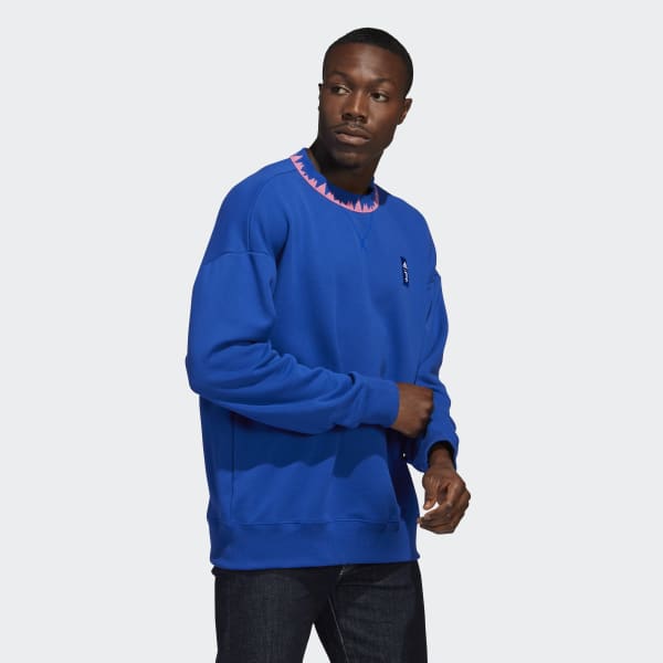Niebieski Juventus Lifestyler Crew Sweatshirt CC529