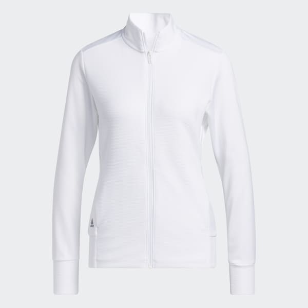 bílá Bunda Textured Full-Zip