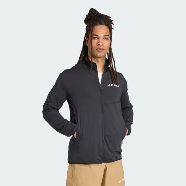 Black Terrex Multi CLIMAWARM Full-Zip Tech Fleece Jacket