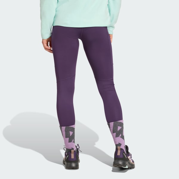 สีม่วง กางเกงรัดรูปเทอร์เร็กซ์มัลติไทท์