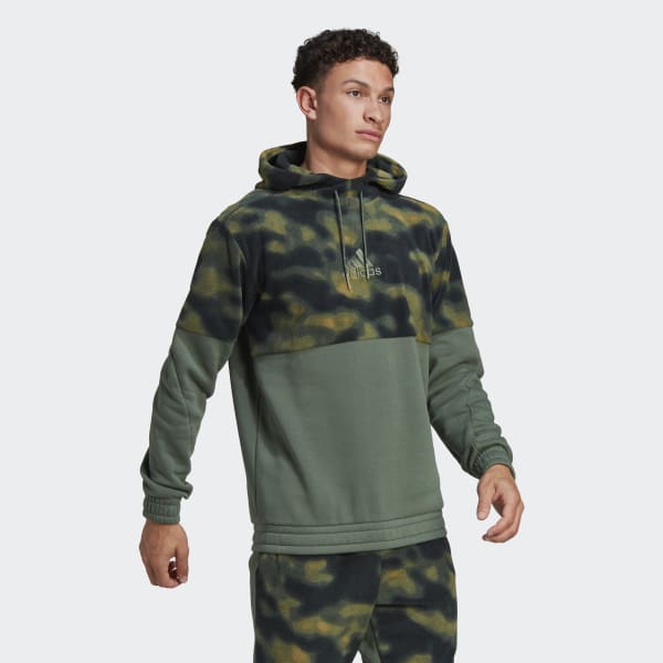 Grun Polar Fleece Nature Hoodie D5804