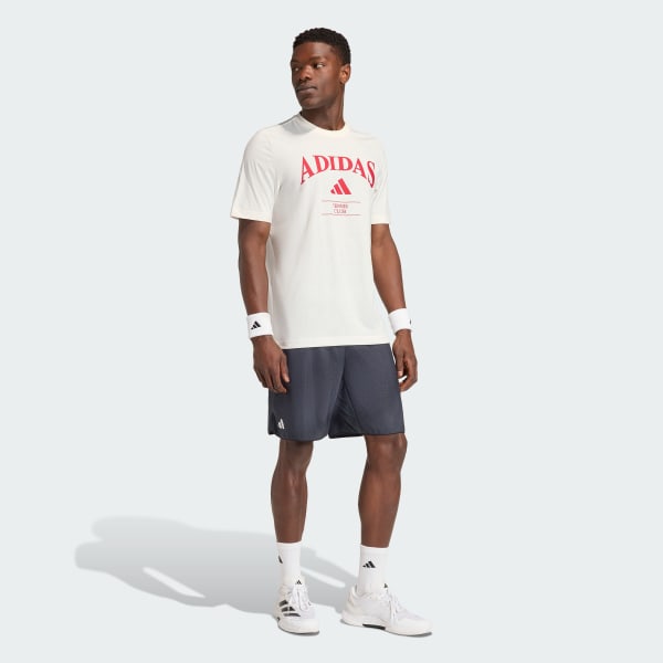 White adidas Heritage Graphic Tee