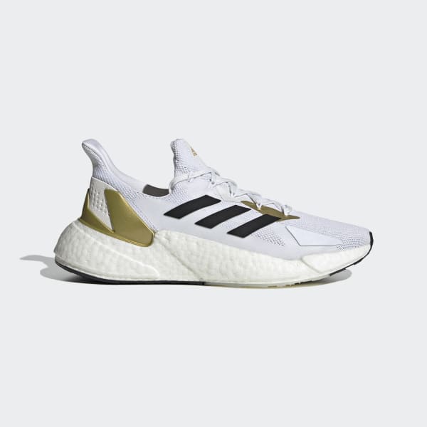 adidas white with gold