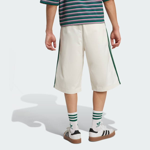 adidas Men s 80s Loose Buttoned 3 Stripes Bermuda Shorts