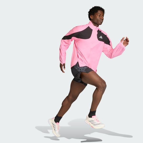 Pembe Adizero Tokyo Rüzgarlık