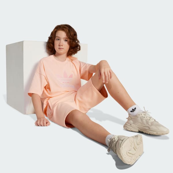 Rosa Oversize Trefoil T-Shirt