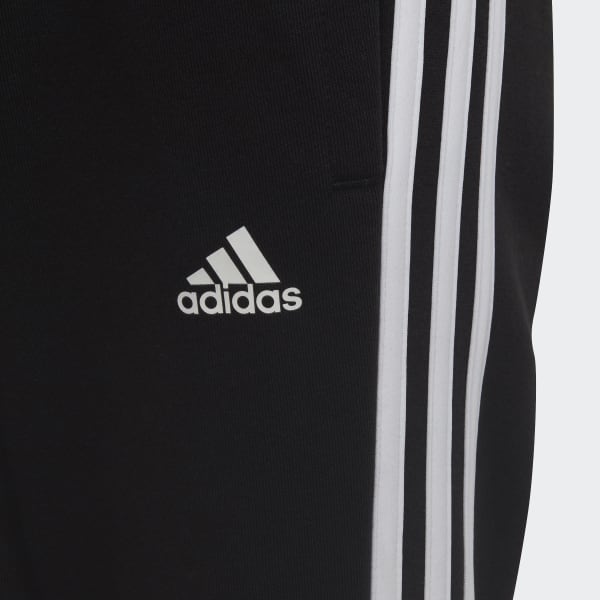 Czerń adidas Essentials 3-Stripes Pants