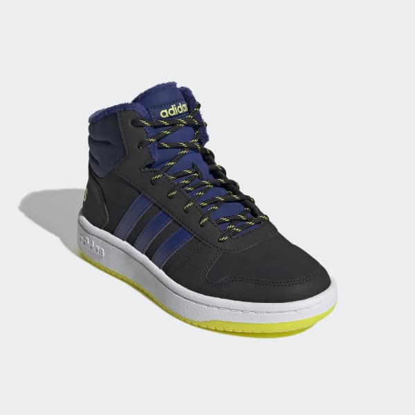 adidas Hoops 2.0 Mid Shoes - Black | kids basketball | adidas US