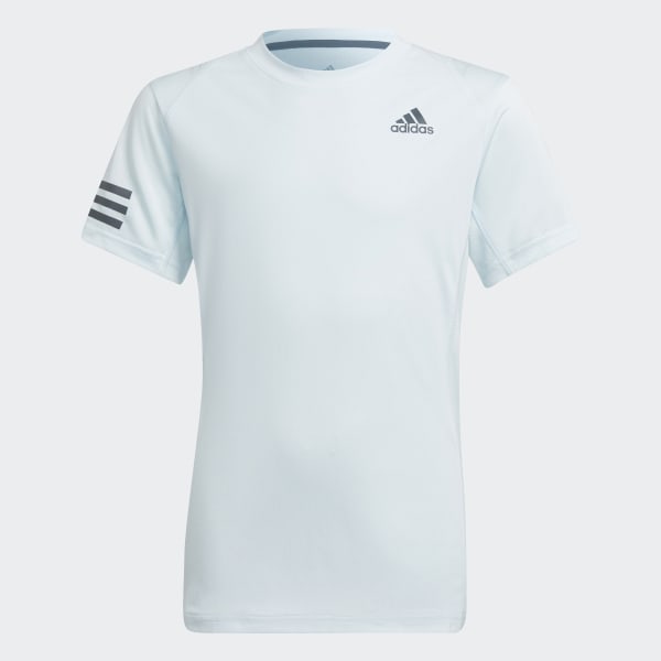Blu T-shirt Club Tennis 3-Stripes JLO62