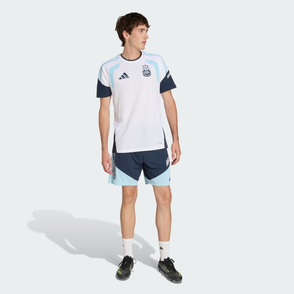 Blanco Camiseta de Entrenamiento Selección Argentina Tiro Pro