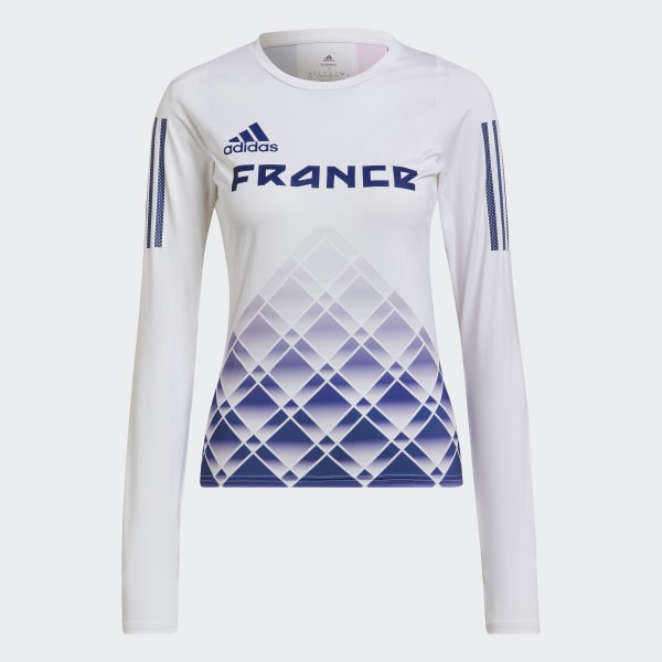Hvit Run Fast Long-Sleeve Top TQ582