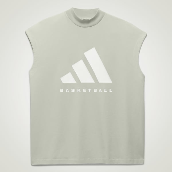 zelená Tričko adidas Basketball Sleeveless