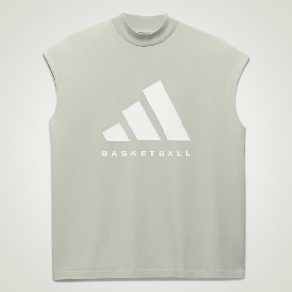 Grun adidas Basketball Sleeveless Shirt