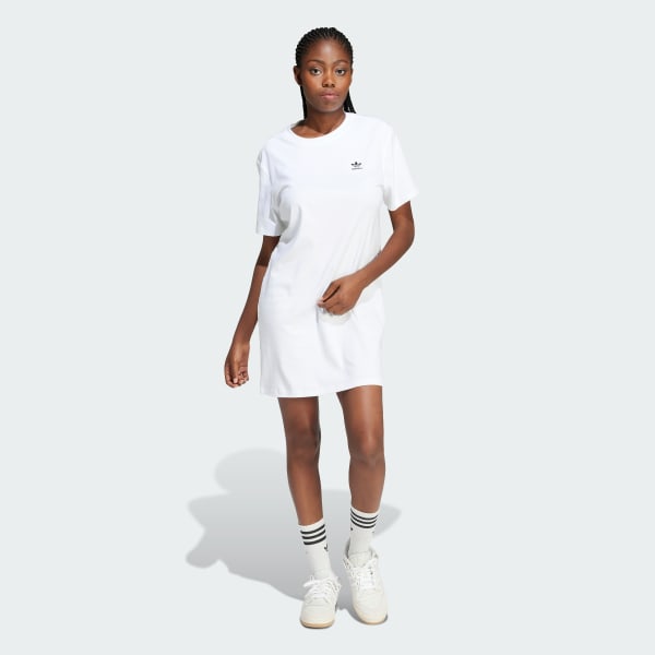 adidas Trefoil Dress - White | Women's Lifestyle | adidas US